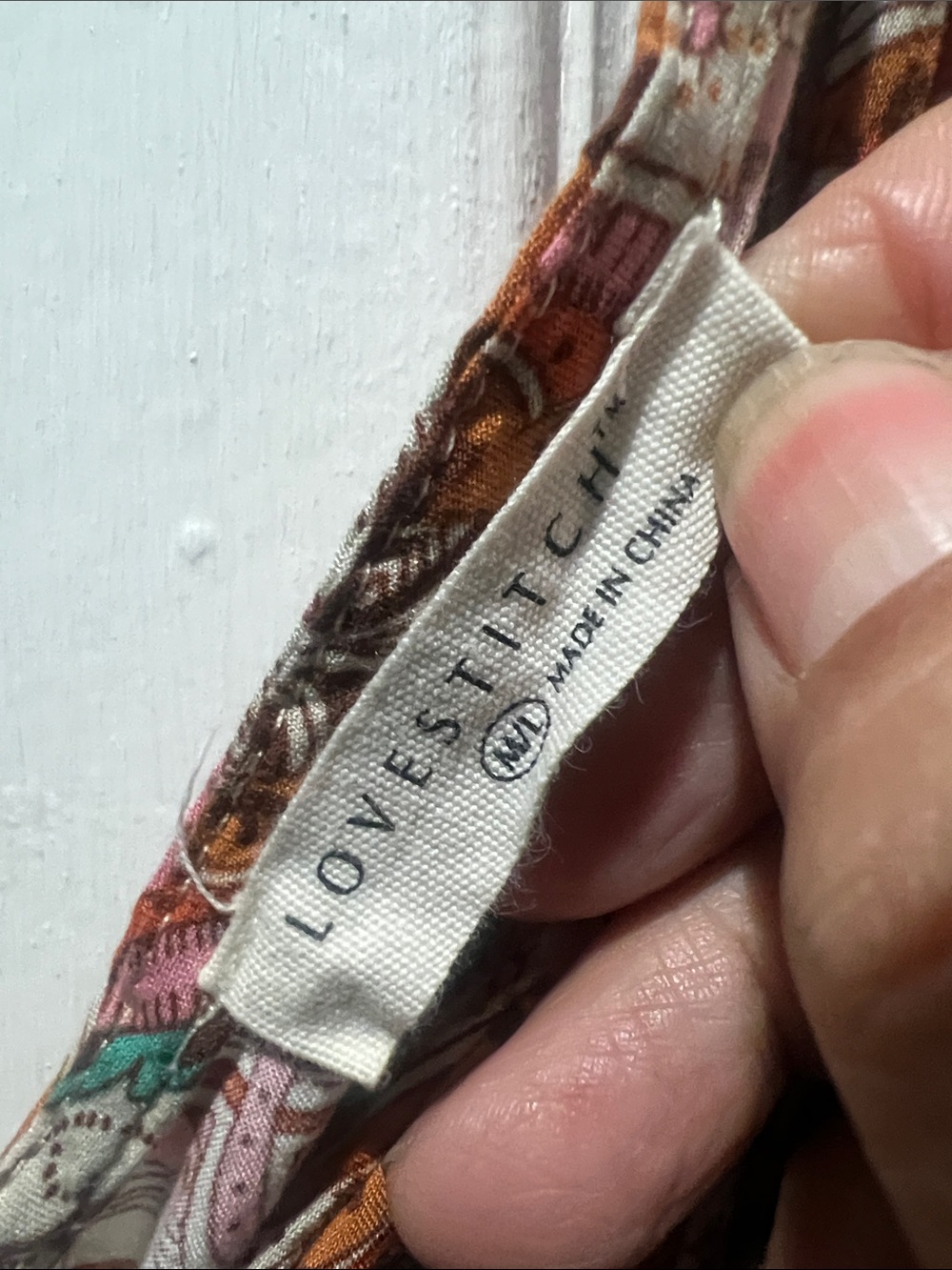 lovestitch Multicolor Paisley V-Neck Maxi Dress in Pink and Tan - Picture 2 of 8